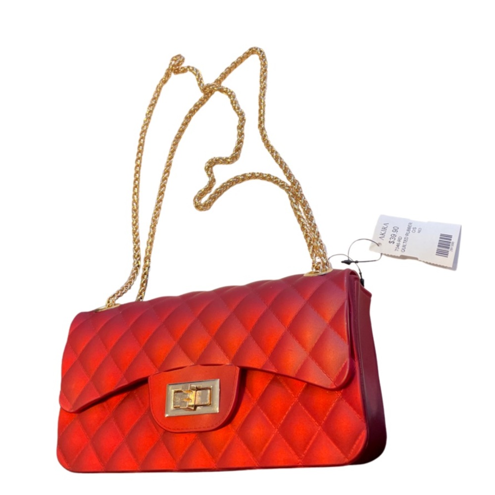 Quilted Rubber Purse